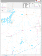 Palo Pinto County, TX Digital Map Premium Style